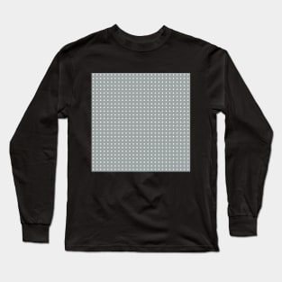 Light Slate Gray Polka Dots Long Sleeve T-Shirt